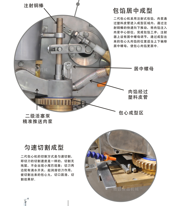 二代肉丸包心機-包心成型