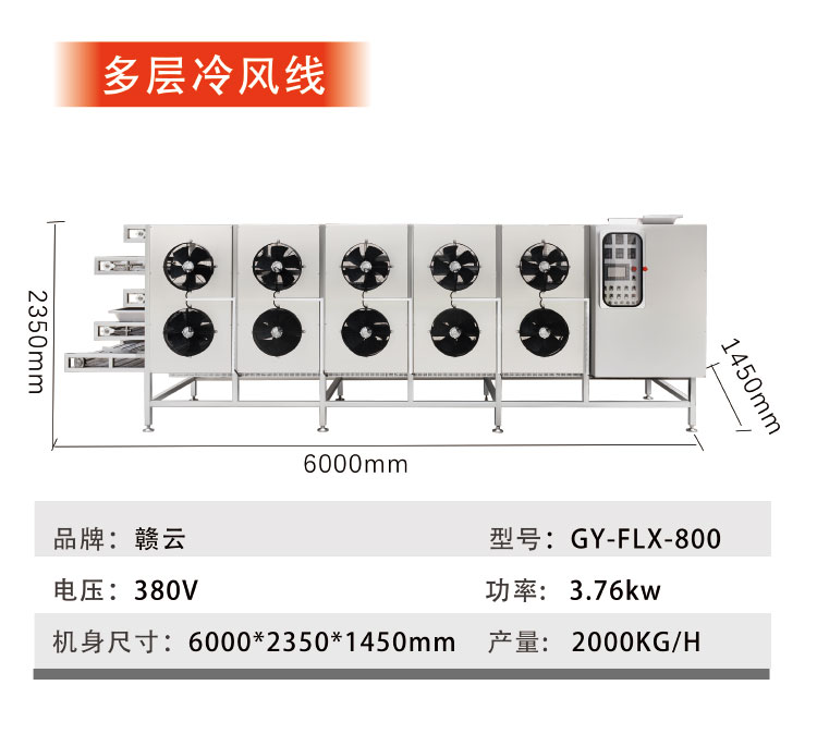 多層冷風(fēng)線